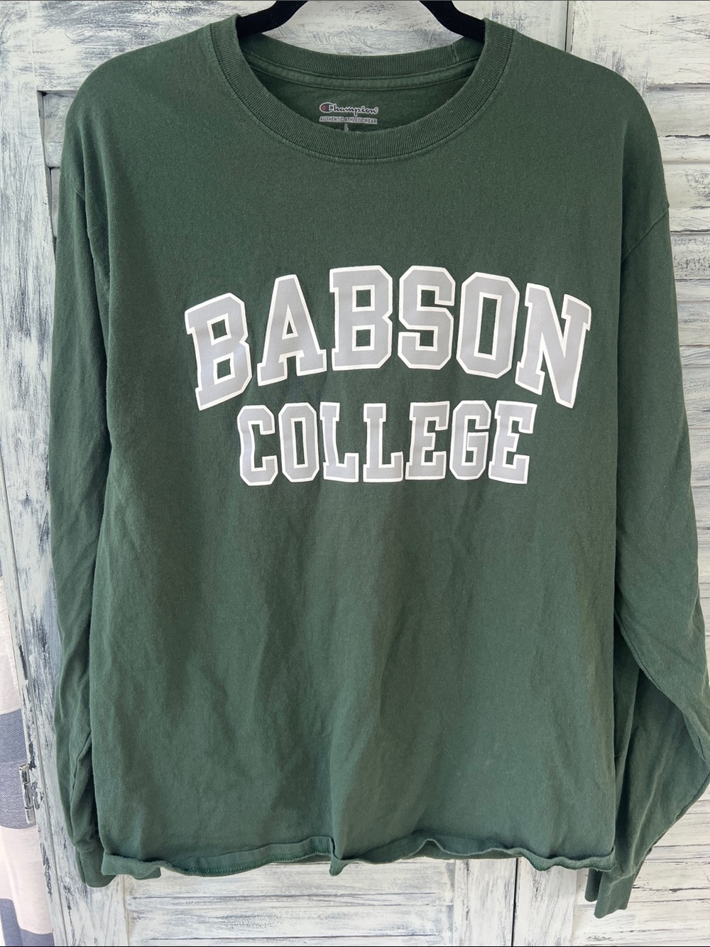 Babson College long sleeve tee Size L